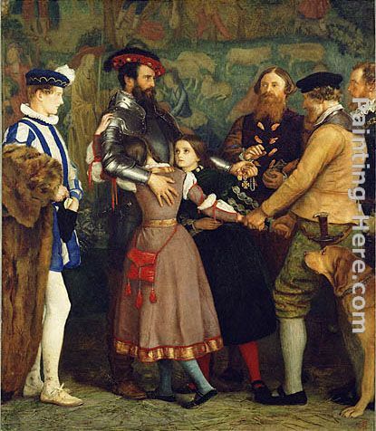 The Ransom painting - John Everett Millais The Ransom art painting